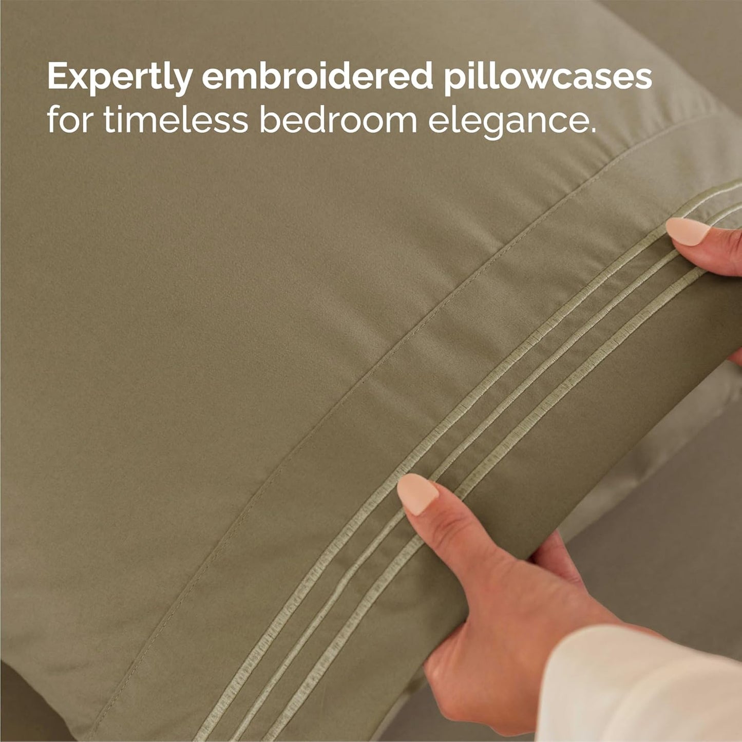 Queen Size 4 Piece Sheet Set - Comfy Breathable & Cooling Bed Sheets Set - Hotel Luxury Bedding.