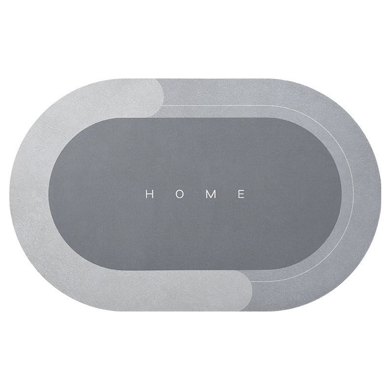 Cushion Bathroom Sliding Door Floor Foot Mat